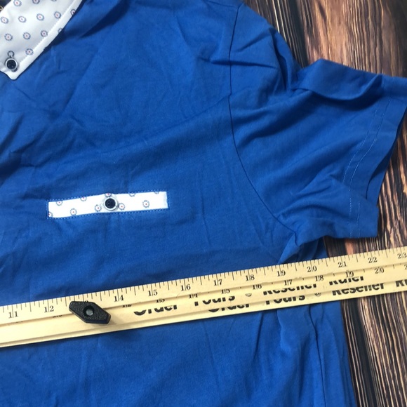 Guide London Mens Small Blue Polo Shirt - Picture 2 of 7